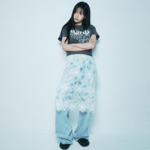 三花修身 5色 SLIM TSHIRT TRIPLE FLOWER